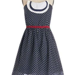 NEW ModCloth KAS New York ModCloth Date Deck Women’s Large Nautical Dress